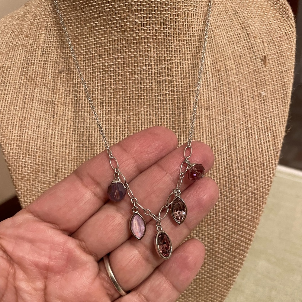 Windfall Necklace, Rhodium Plating - Picture 3 of 4